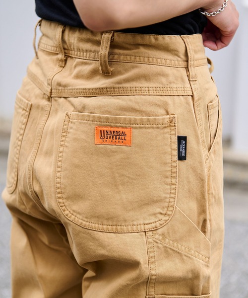 UNIVERSAL OVERALL(ユニバーサルオーバーオール)の「UNIVERSAL OVERALL × JACK & MARIE リラックスワイドペインターパンツ(カーゴパンツ・レディース・サンドベージュ/オリーブドラブ・M/L)」の22枚目の写真