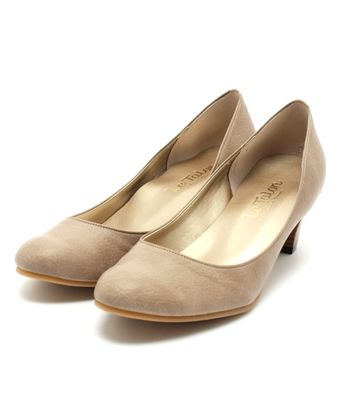 LE TALON（ルタロン）の「5.5CM ナチュラルプレーンパンプス（パンプス・レディース・ブラック/ウッド/ピンク・37/37.5/36/35.5/36.5/38/35）」の3枚目の写真