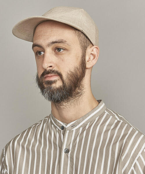 BEAUTY&YOUTH UNITED ARROWS（ビューティーアンドユースユナイテッドアローズ）の「BY ストライプ バンドカラー ワイドフォルム ボックス シャツ -MADE IN JAPAN-（シャツ/ブラウス・メンズ・ライトグレー/グレー・S/M/L/XL）」の6枚目の写真