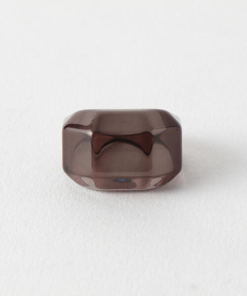 BEAUTY&YOUTH UNITED ARROWS（ビューティーアンドユースユナイテッドアローズ）の「BY∴ カッティングカラーリング о（リング・レディース・ブラック/ブラウン/ケリー・FREE）」の2枚目の写真