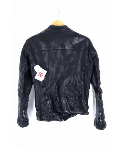 backlash シングルライダース XL ブラック ドイツカーフ 製品染め