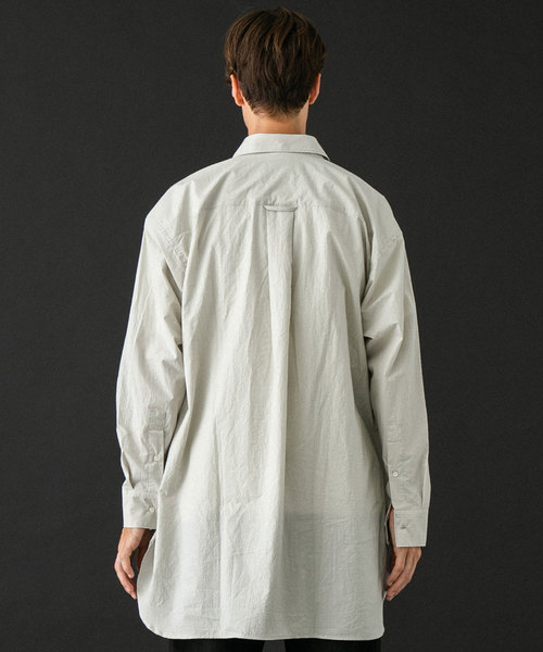 UNITED TOKYO（ユナイテッドトウキョウ）の「ロングシャツコート（シャツ/ブラウス・メンズ・グレー/ブラック・1/2/3）」の5枚目の写真