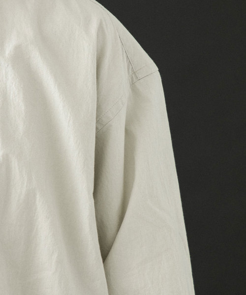 UNITED TOKYO（ユナイテッドトウキョウ）の「ロングシャツコート（シャツ/ブラウス・メンズ・グレー/ブラック・1/2/3）」の10枚目の写真