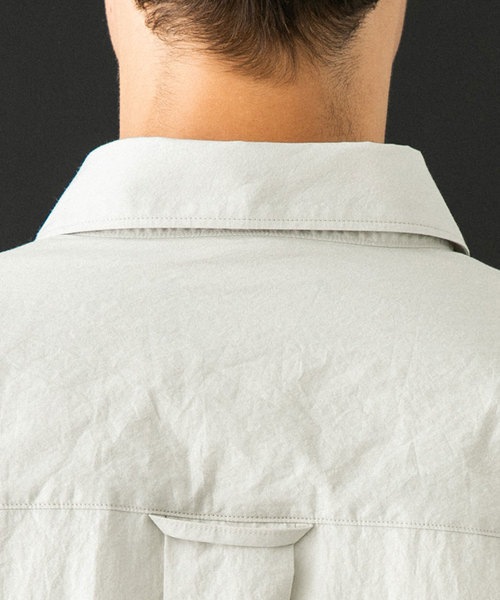 UNITED TOKYO（ユナイテッドトウキョウ）の「ロングシャツコート（シャツ/ブラウス・メンズ・グレー/ブラック・1/2/3）」の8枚目の写真