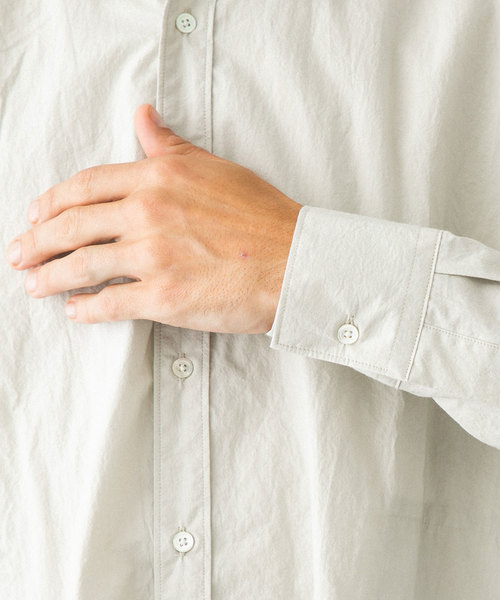 UNITED TOKYO（ユナイテッドトウキョウ）の「ロングシャツコート（シャツ/ブラウス・メンズ・グレー/ブラック・1/2/3）」の6枚目の写真
