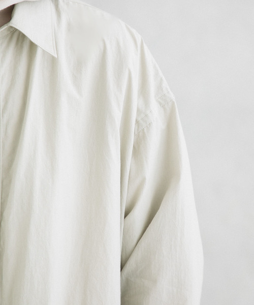 UNITED TOKYO（ユナイテッドトウキョウ）の「ロングシャツコート（シャツ/ブラウス・メンズ・グレー/ブラック・1/2/3）」の22枚目の写真