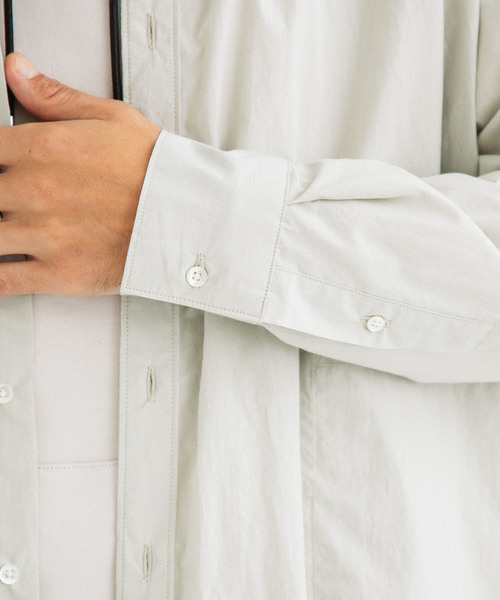 UNITED TOKYO（ユナイテッドトウキョウ）の「ロングシャツコート（シャツ/ブラウス・メンズ・グレー/ブラック・1/2/3）」の19枚目の写真