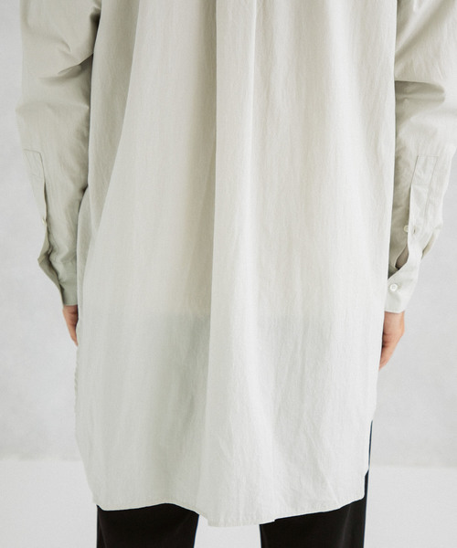 UNITED TOKYO（ユナイテッドトウキョウ）の「ロングシャツコート（シャツ/ブラウス・メンズ・グレー/ブラック・1/2/3）」の16枚目の写真