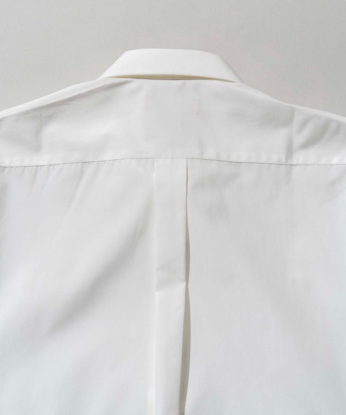 MAISON SPECIAL(メゾンスペシャル)の「【WEB限定】テックブロードレギュラーシャツ 【MAISON SPECIAL/メゾンスペシャル】(シャツ/ブラウス・メンズ・ダークブラウン/ベージュ/オフホワイト/カーキ/パープル/イエロー/バーガンディー/グリーン/ブラック/ネイビー/オリーブ/ブルー・44/46/48)」の18枚目の写真