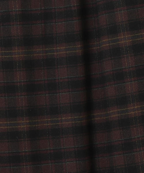coen（コーエン）の「TRストレッチ起毛ワイドテーパードチェックパンツ（その他パンツ・メンズ・ブラウン/ダークブラウン・MEDIUM/X-LARGE/LARGE/SMALL）」の3枚目の写真