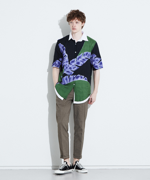 ABAHOUSE（アバハウス）の「【ARCHIVE】 PALMS GREEN REVERSIBLEシャツ（シャツ/ブラウス・メンズ・グリーン・39/40）」の13枚目の写真
