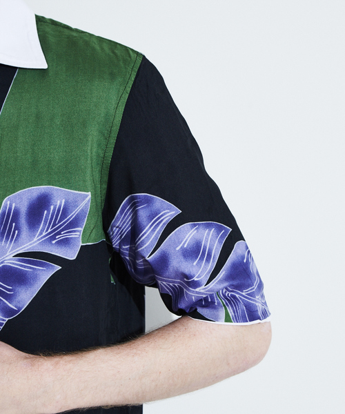ABAHOUSE（アバハウス）の「【ARCHIVE】 PALMS GREEN REVERSIBLEシャツ（シャツ/ブラウス・メンズ・グリーン・39/40）」の7枚目の写真