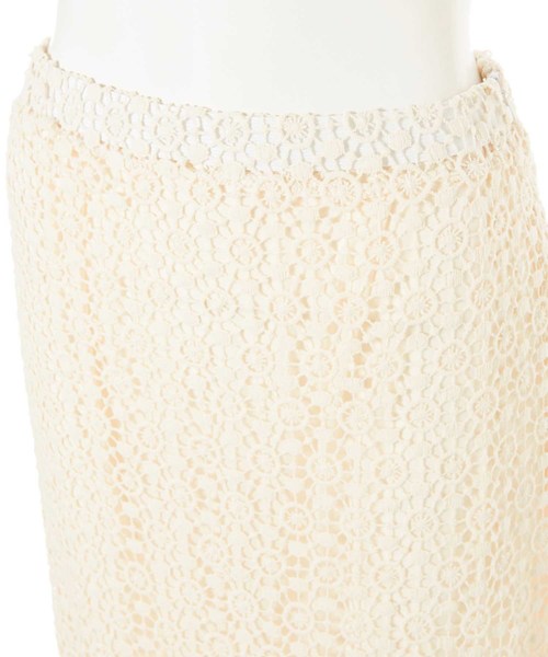 fifth（フィフス）の「ニットレースマーメイドスカート（スカート・レディース・ライトベージュ・MEDIUM）」の7枚目の写真