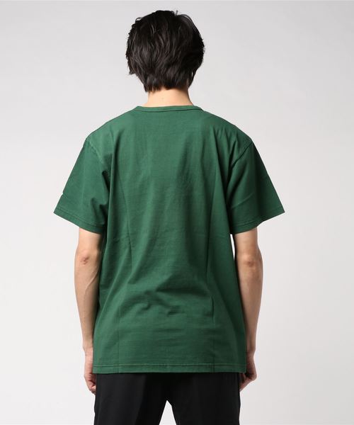 Denime（ドゥニーム）の「DENIME TEE DENIMEANS D プリントT（Tシャツ/カットソー・メンズ・ホワイト/ネイビー/グリーン・MEDIUM/LARGE/SMALL/X-LARGE）」の4枚目の写真