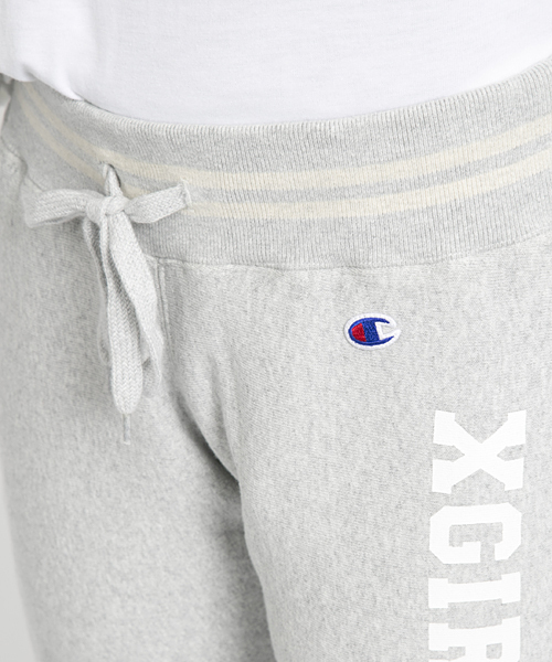 Champion（チャンピオン）の「X-girl x CHAMPION REVERSE WEAVE(R) PANTS（その他パンツ・レディース・アッシュ/グリーン/ネイビー・1/2）」の7枚目の写真