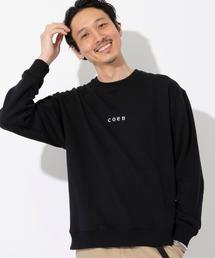 coen | コーエンロゴ刺繍クルーネックスウェット（トレーナー）(スウェット)