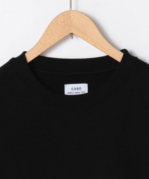 coen（コーエン）の「コーエンロゴ刺繍クルーネックスウェット（トレーナー）（スウェット・メンズ・ホワイト/ブラック・MEDIUM/LARGE/SMALL/X-LARGE）」の9枚目の写真
