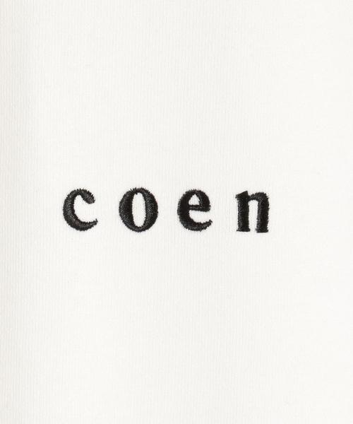 coen（コーエン）の「コーエンロゴ刺繍クルーネックスウェット（トレーナー）（スウェット・メンズ・ホワイト/ブラック・MEDIUM/LARGE/SMALL/X-LARGE）」の13枚目の写真