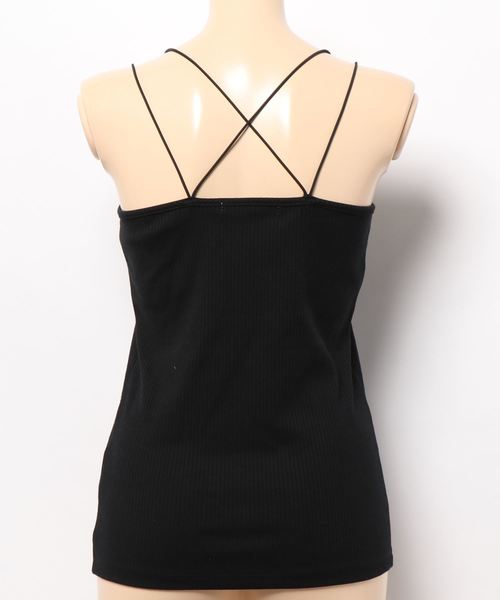 archives（アルシーヴ）の「コードストラップキャミソール（キャミソール・レディース・グリーン/ブラック/ブルー/オフホワイト/ベージュ/ブラウン・MEDIUM）」の8枚目の写真