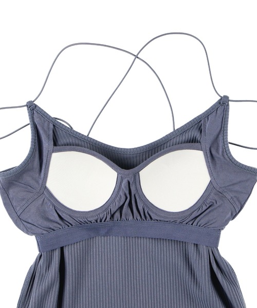 archives（アルシーヴ）の「コードストラップキャミソール（キャミソール・レディース・グリーン/ブラック/ブルー/オフホワイト/ベージュ/ブラウン・MEDIUM）」の9枚目の写真