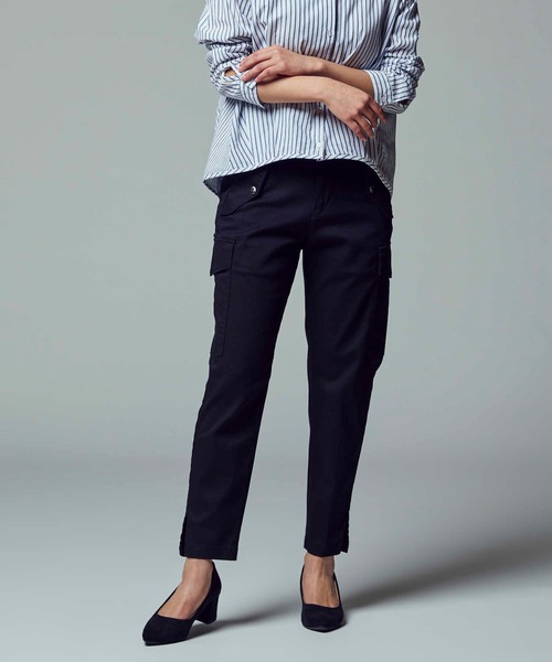 BACK NUMBER（バックナンバー）の「【BACK NUMBER】 カーゴパンツ（カーゴパンツ・レディース・ブラック・S/M/L）」の5枚目の写真