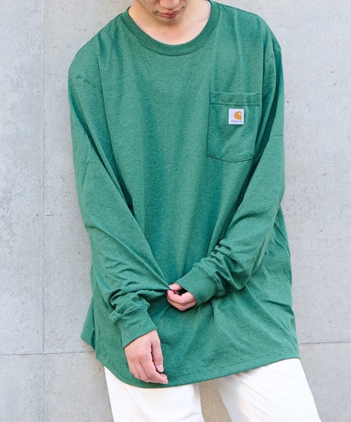 Carhartt】ヘビーオンスビッグシルエットポケットロンT K126