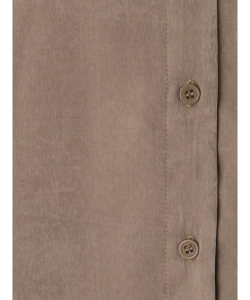 EMODA（エモダ）の「グロスバルキーボックスシャツ（シャツ/ブラウス・レディース・ブラック/ベージュ・FREE）」の22枚目の写真