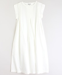 M1435 タックフレンチスリーブワンピース