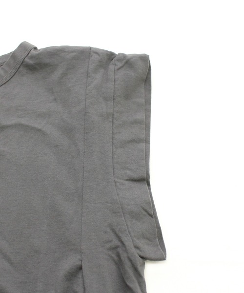 RNA-N（アールエヌエーエヌ）の「M1435 タックフレンチスリーブワンピース（ワンピース・レディース・オフホワイト/ダークグレー/マスタード・MEDIUM）」の10枚目の写真