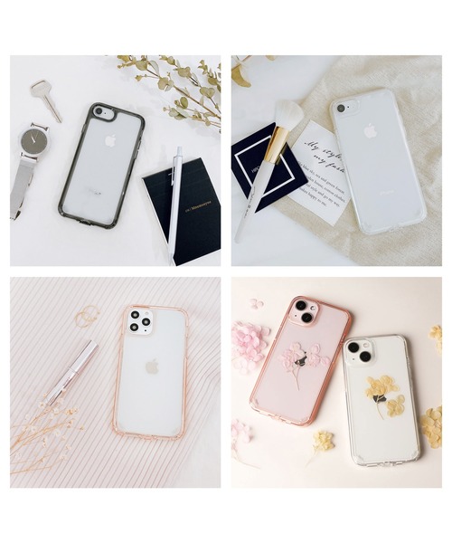 Hamee（ハミィ）の「iPhone 17/17Pro/17ProMax/16/16Pro/16ProMax/15/15Pro /15ProMax/14/14 Pro/14Plus/14ProMax/13/13Pro/13mini/13Promax/iPhone12/12pro/8/7/SE(第2/第3世代)  PATCHWORKS LUMINA スマホケース 透明 クリアケース（スマホケース/カバー・レディース・クリア/ピンク/クリアブラック・A/B/C/E/iPhone 12/12 Pro/iPhone 13 mini/iPhone 13 Pro Max/iPhone 13 Pro/iPhone 13/iPhone 14/iPhone 14 Plus/iPhone 14 Pro/iPhone 14 Pro Max/iPhone 15 Pro Max/iPhone 15/iPhone 15 Plus/iPhone 15 Pro/iPhone 16/iPhone 16 Pro/iPhone 16 Pro Max/iPhone 17 Pro Max/iPhone 17 Pro/iPhone 17）」の22枚目の写真