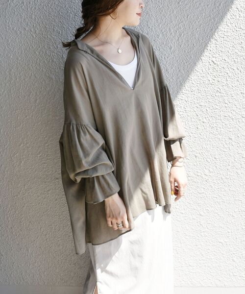 SHIPS - wai ships 野尻美穂さん　ボリュームブラウス SHIPS（シップス）の「Wai:ボリュームブラウス◇（シャツ