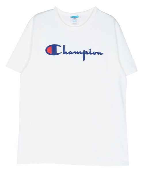 Champion(チャンピオン)の「Champion チャンピオン スクリプト ロゴ オーバーサイズ 半袖 クルーネック Tシャツ(Tシャツ/カットソー・メンズ・ブラック/グレー/ホワイト/レッド・SMALL/MEDIUM/LARGE/X-LARGE)」の8枚目の写真