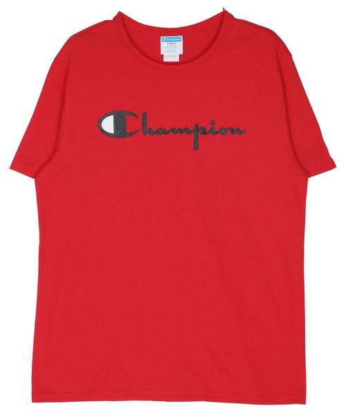 Champion(チャンピオン)の「Champion チャンピオン スクリプト ロゴ オーバーサイズ 半袖 クルーネック Tシャツ(Tシャツ/カットソー・メンズ・ブラック/グレー/ホワイト/レッド・SMALL/MEDIUM/LARGE/X-LARGE)」の10枚目の写真