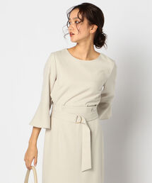 NOLLEY’S（ノーリーズ）の「ウールライクフレアースリーブプルオーバーブラウス（シャツ/ブラウス・レディース）」