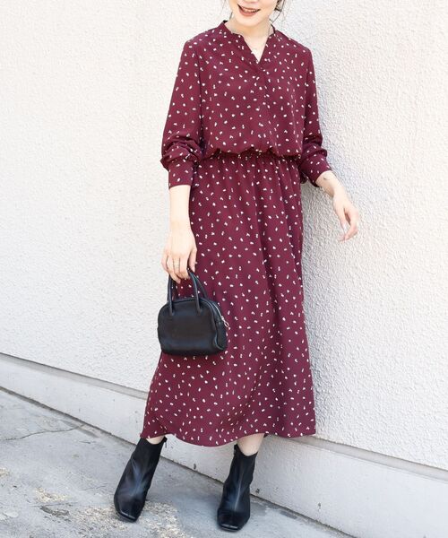 セール プリントロングスリーブワンピース ワンピース Ships シップス のファッション通販 Zozotown