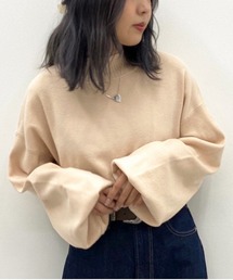 モックネック袖ボリュームニット【ZOZOTOWN限定アイテム】