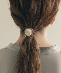 SMELLY（スメリー）の「クリアマーブルポニー（ヘアゴム・キッズ）」