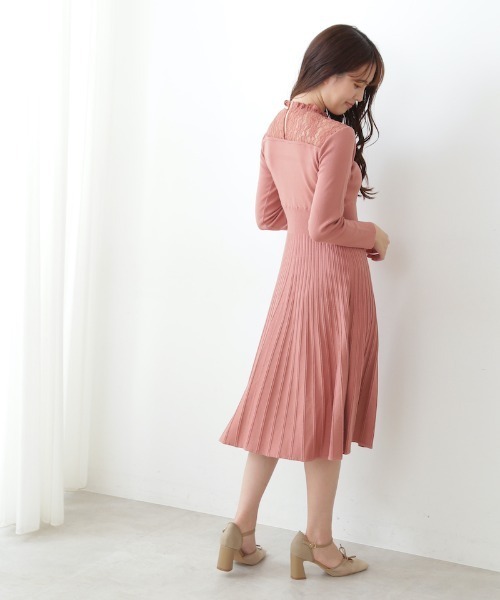 Chesty チェスティ ラビットニットワンピース ピンク Chesty