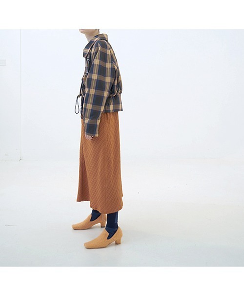 chuclla(チュクラ)の「【chuclla】【2021/SS】Stripe gather one- piece dress chw1436(ワンピース・レディース・ライトブルー/オレンジ・S/M)」の10枚目の写真