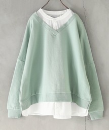 osharewalker | 『シャツドッキングVネックスウェット』(スウェット)