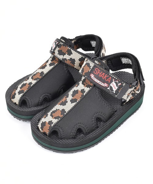 SHAKA（シャカ）の「ROCKY STRETCH LITTLE（サンダル・キッズ・ブラック/パープル系その他/イエロー×グリーン/レオパード/ピンク系その他/ブラック系その他/その他/アイボリー・17cm/18cm/19cm/20cm/21cm/15cm/16cm/15 /16/18/17/19/20/21）」の8枚目の写真