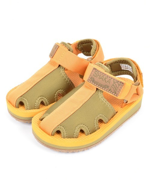 SHAKA（シャカ）の「ROCKY STRETCH LITTLE（サンダル・キッズ・ブラック/パープル系その他/イエロー×グリーン/レオパード/ピンク系その他/ブラック系その他/その他/アイボリー・17cm/18cm/19cm/20cm/21cm/15cm/16cm/15 /16/18/17/19/20/21）」の5枚目の写真