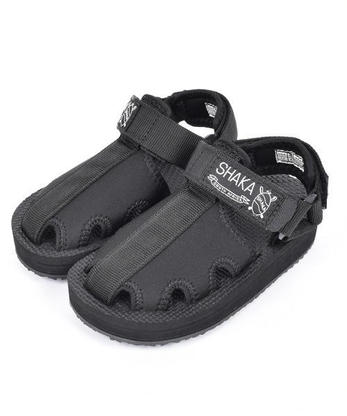 SHAKA（シャカ）の「ROCKY STRETCH LITTLE（サンダル・キッズ・ブラック/パープル系その他/イエロー×グリーン/レオパード/ピンク系その他/ブラック系その他/その他/アイボリー・17cm/18cm/19cm/20cm/21cm/15cm/16cm/15 /16/18/17/19/20/21）」の3枚目の写真