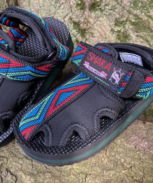 SHAKA（シャカ）の「ROCKY STRETCH LITTLE（サンダル・キッズ・ブラック/パープル系その他/イエロー×グリーン/レオパード/ピンク系その他/ブラック系その他/その他/アイボリー・17cm/18cm/19cm/20cm/21cm/15cm/16cm/15 /16/18/17/19/20/21）」の11枚目の写真