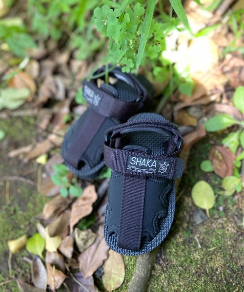 SHAKA（シャカ）の「ROCKY STRETCH LITTLE（サンダル・キッズ・ブラック/パープル系その他/イエロー×グリーン/レオパード/ピンク系その他/ブラック系その他/その他/アイボリー・17cm/18cm/19cm/20cm/21cm/15cm/16cm/15 /16/18/17/19/20/21）」の10枚目の写真