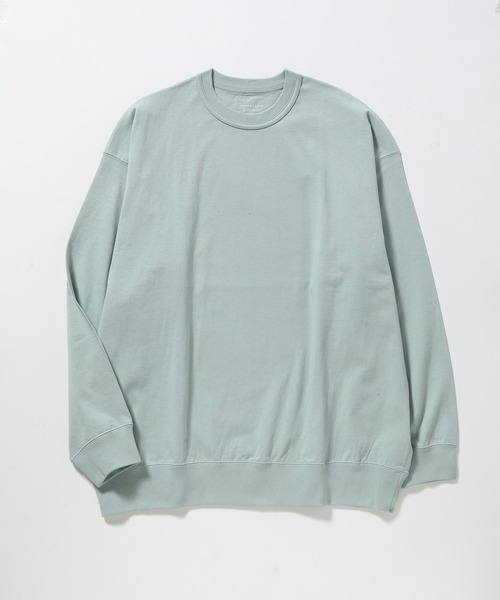 ADAM ET ROPE'（アダムエロペ）の「《21SS》度詰め天竺 ルーズシルエットロンT（Tシャツ/カットソー・メンズ・ネイビー/ライトグリーン/ホワイト・M/L）」の3枚目の写真