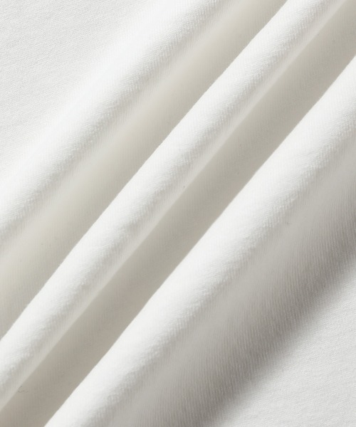 ADAM ET ROPE'（アダムエロペ）の「《21SS》度詰め天竺 ルーズシルエットロンT（Tシャツ/カットソー・メンズ・ネイビー/ライトグリーン/ホワイト・M/L）」の8枚目の写真