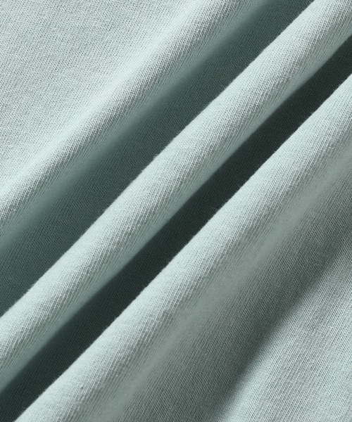 ADAM ET ROPE'（アダムエロペ）の「《21SS》度詰め天竺 ルーズシルエットロンT（Tシャツ/カットソー・メンズ・ネイビー/ライトグリーン/ホワイト・M/L）」の9枚目の写真