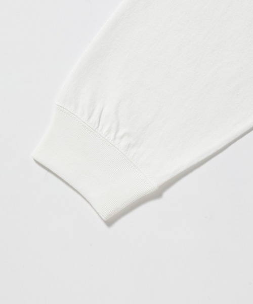 ADAM ET ROPE'（アダムエロペ）の「《21SS》度詰め天竺 ルーズシルエットロンT（Tシャツ/カットソー・メンズ・ネイビー/ライトグリーン/ホワイト・M/L）」の6枚目の写真