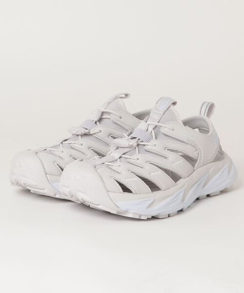 HOKA ホワイト スポーツサンダル 25cm ☆韓国の人気☆【HOKA ONE ONE】☆Hoka Hopara White☆ (HOKA